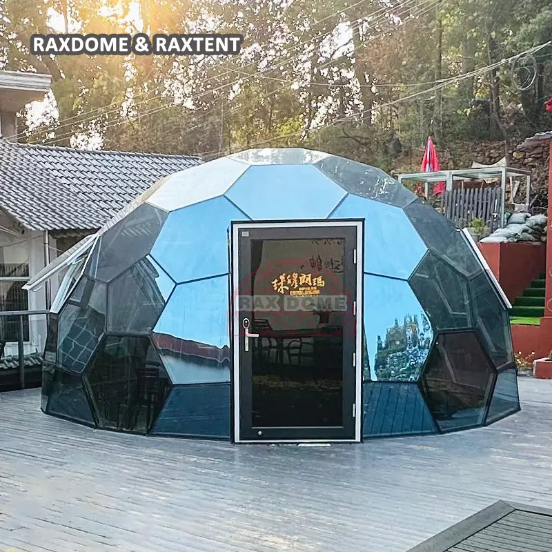 6m honeycomb glass dome tent