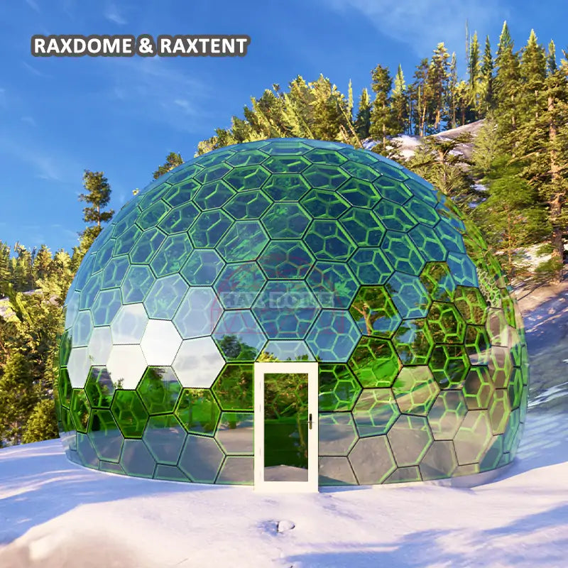 13m glass dome tent for yoga studio