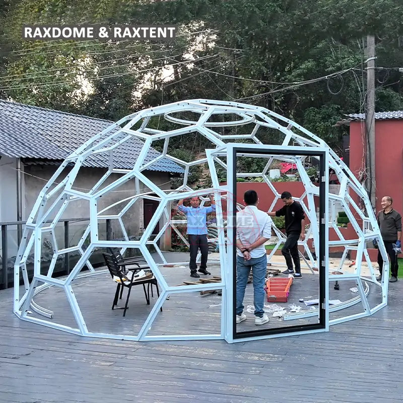 6m spherical glass dome tent