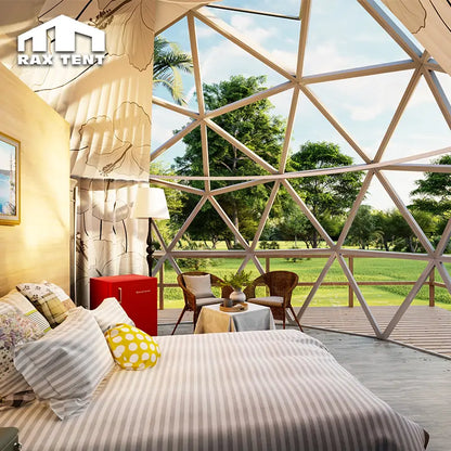 glamping resort glass dome tent hotel