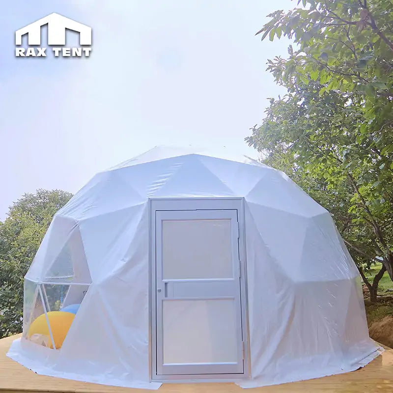 glass door for geodesic dome tent