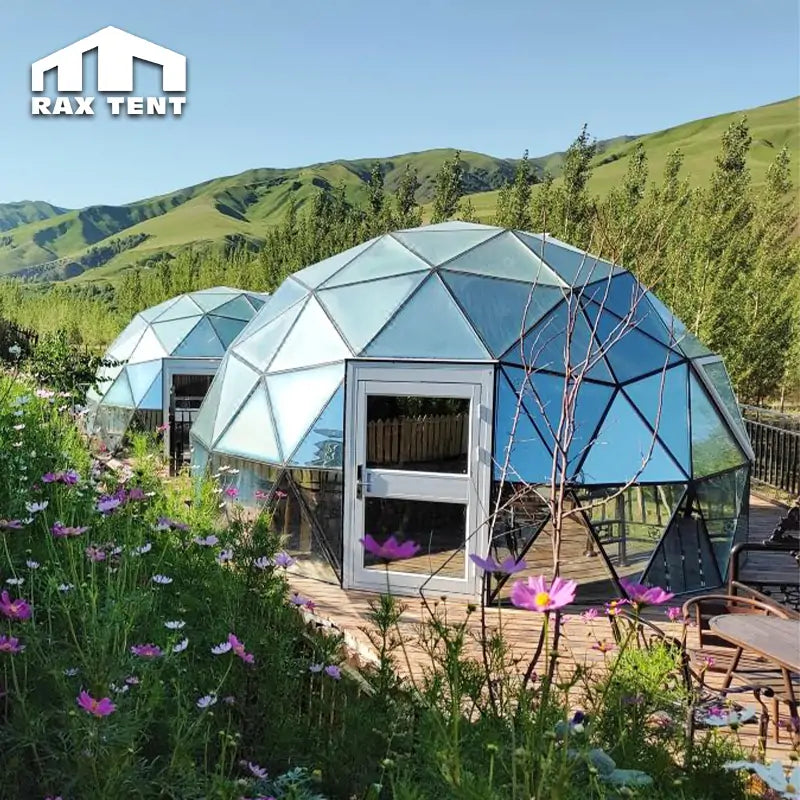 glass door for glass dome tent