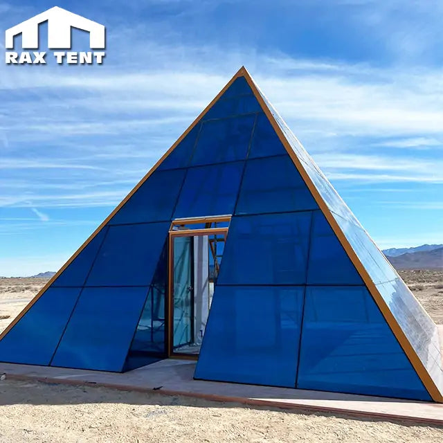 7m pyramid glass house for hotel