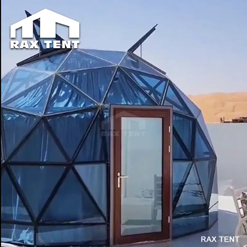 glass dome with Electric Glass Window