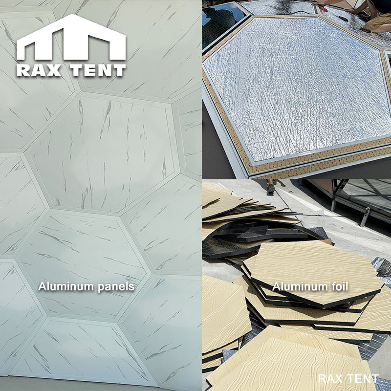glass dome insulated layer