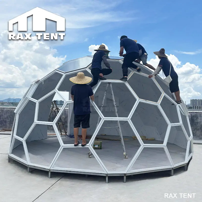 glamping honeycomb dome