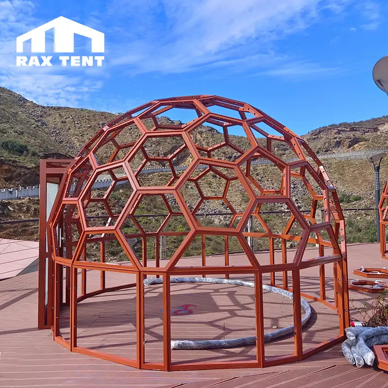 honeycomb geodesic dome