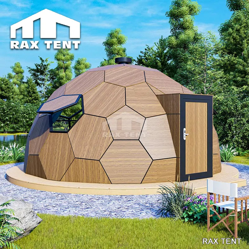 honeycomb glass dome home