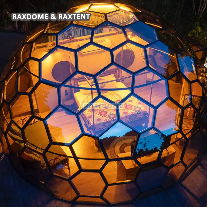 7m vacation glass dome house