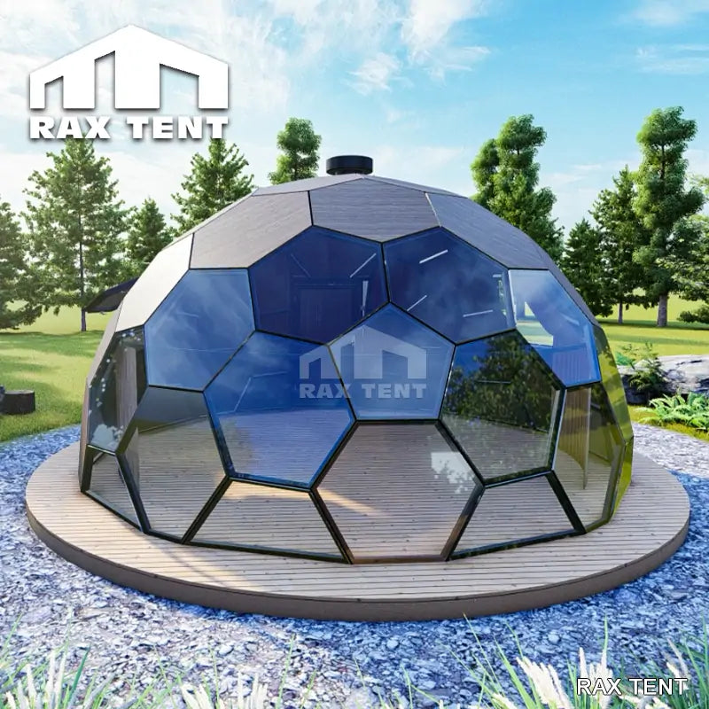 glamping pod honeycomb dome home
