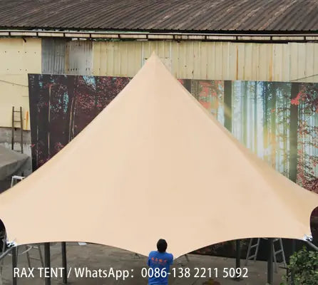 peak top glamping tent house