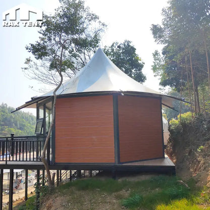 peak top glamping tent house