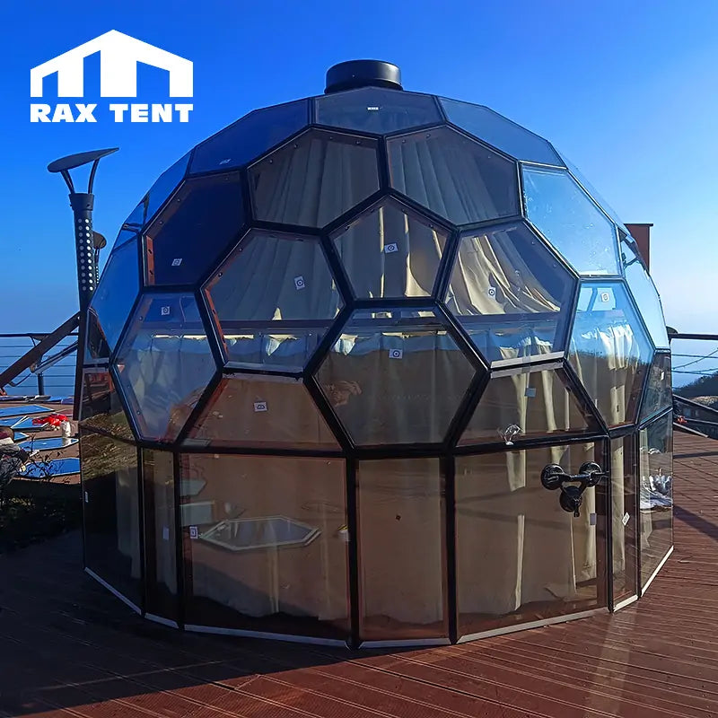 honeycomb glamping dome