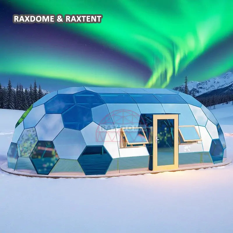 oval glass igloo dome tent