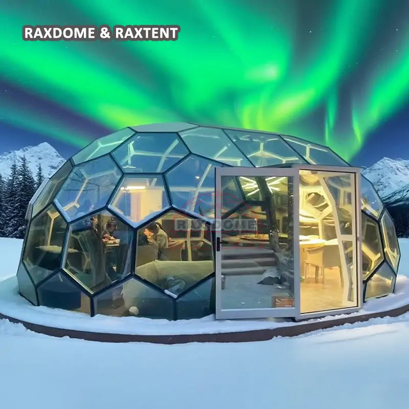 oval glass geodesic dome tent