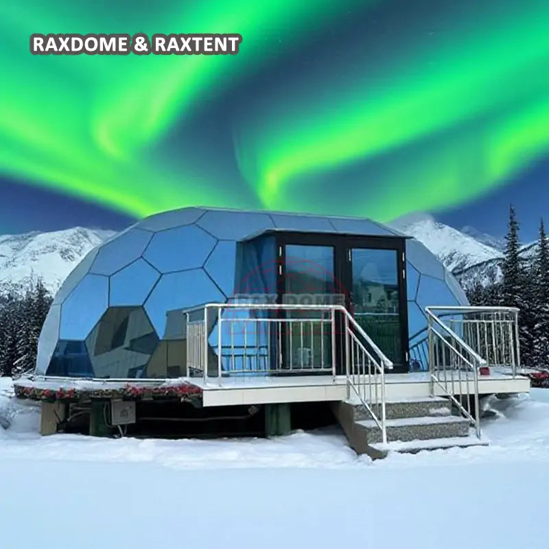 oval geodesic glass igloo dome tent