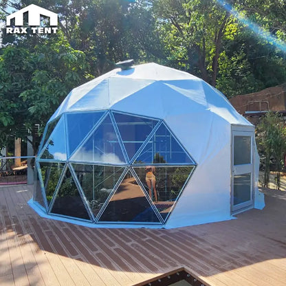 7m mixed geodesic dome tent