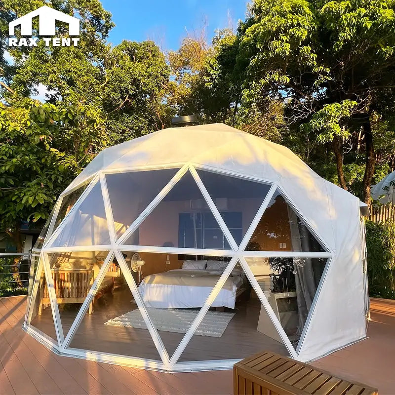 mixed geodesic dome tent