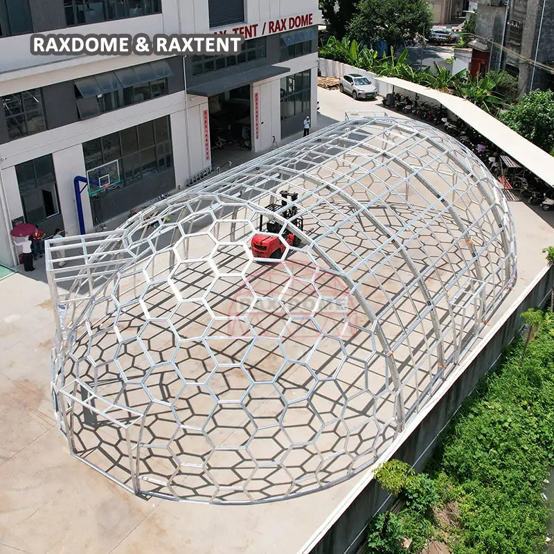 Oval Glass Dome Tent Glamping Home