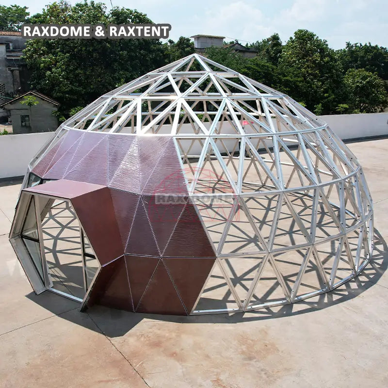 9.5m zome dome geodesic tent