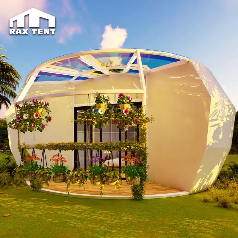 pumpkin tent house glamping hotel
