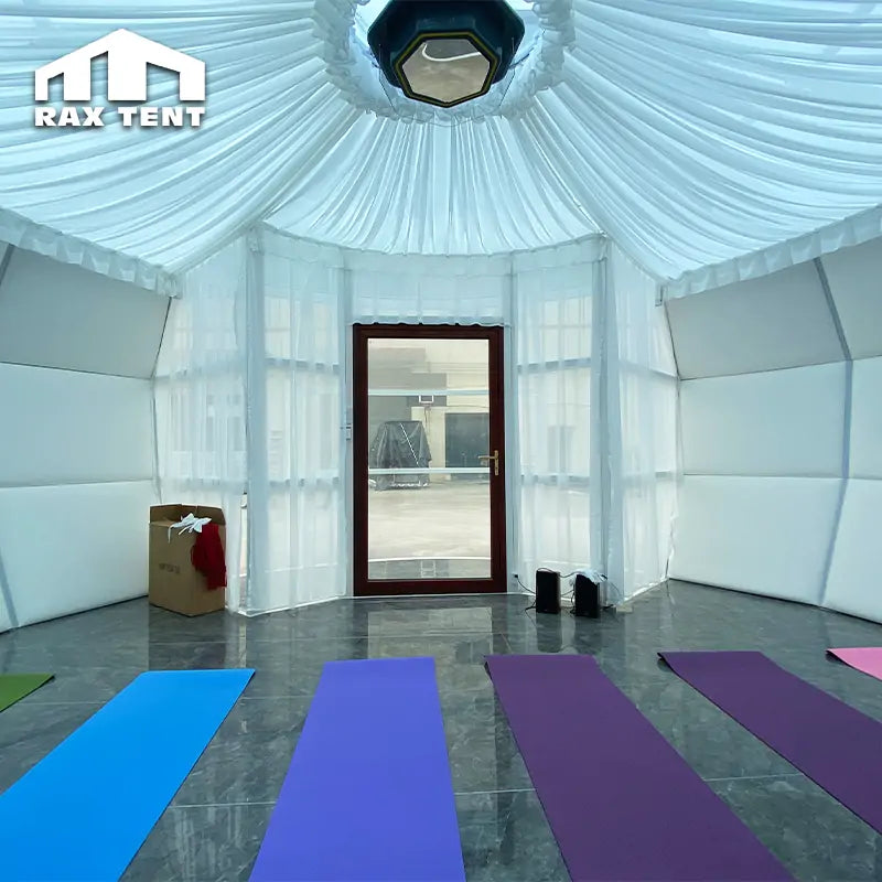 pumpkin shape tent house for yoga