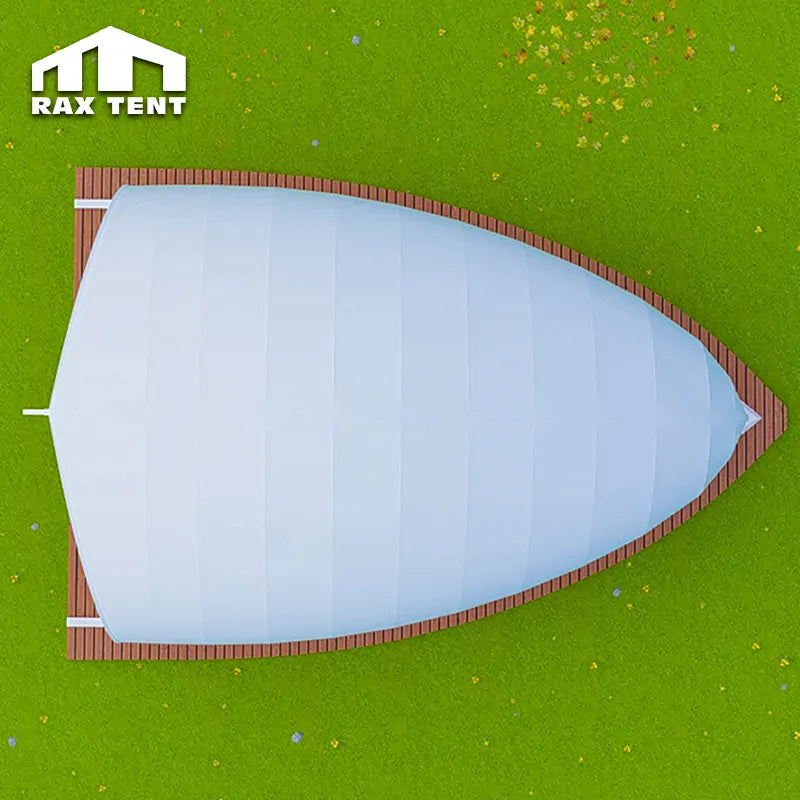 shell shape tent house for glamping