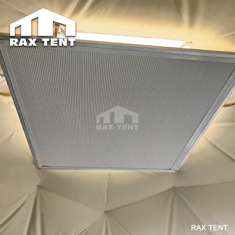 dome tent with skylight