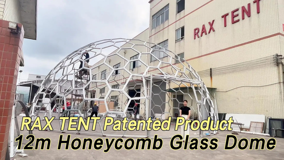 12m honeycomb glass dome