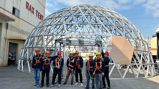 15M wooden glass dome for restaurant