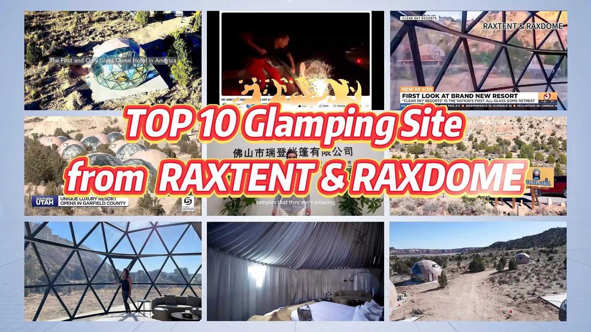 Top 10 Glamping Sites by RAXTENT & RAXDOME