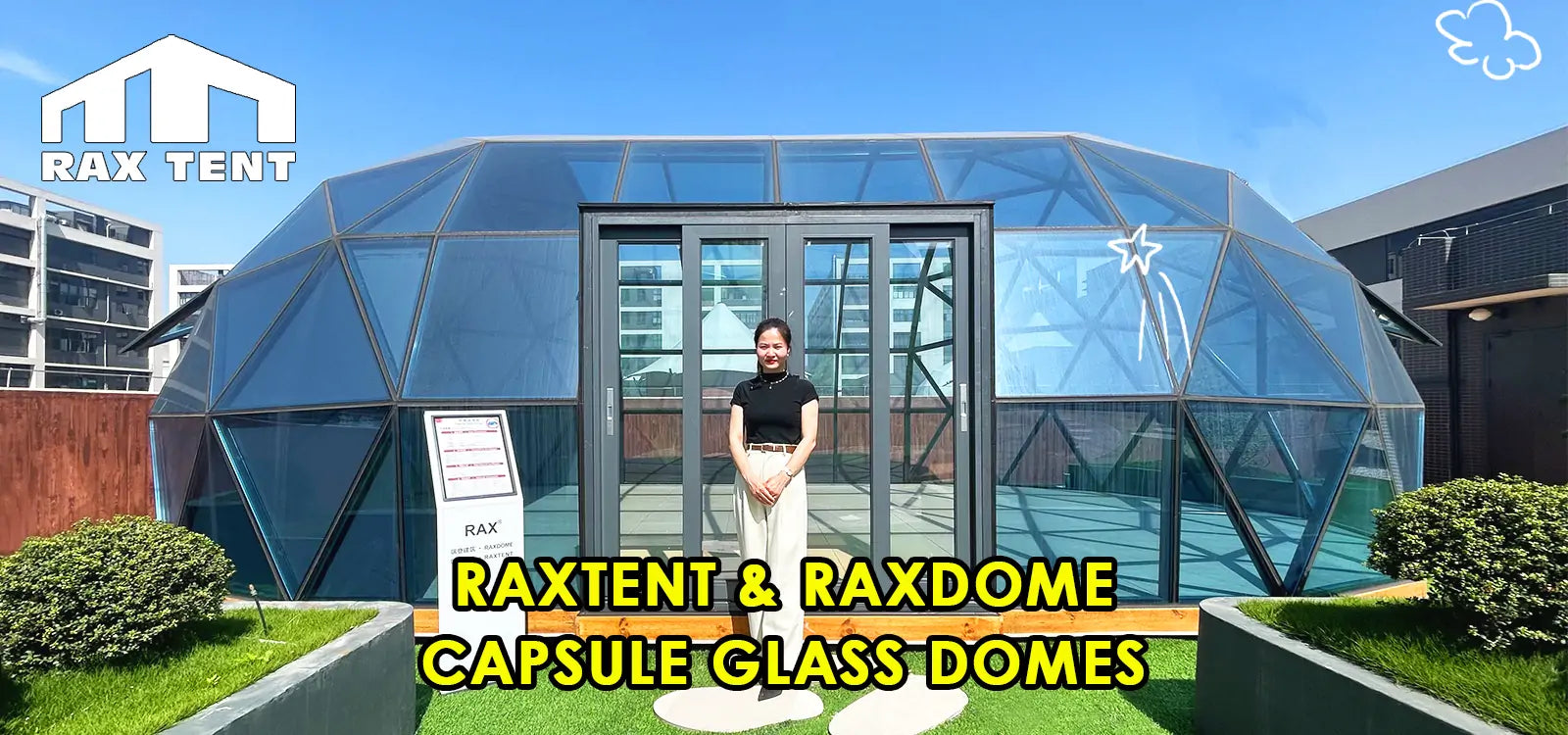 capsule glass dome for glamping pods