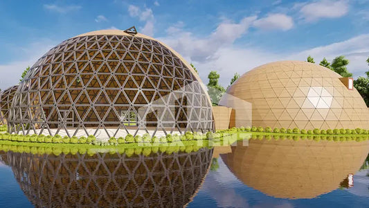 20m wooden glass dome