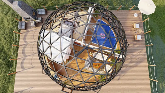 NO.16 CASE—12M Glass Dome for Glamping Hotel in Saudi Arabia