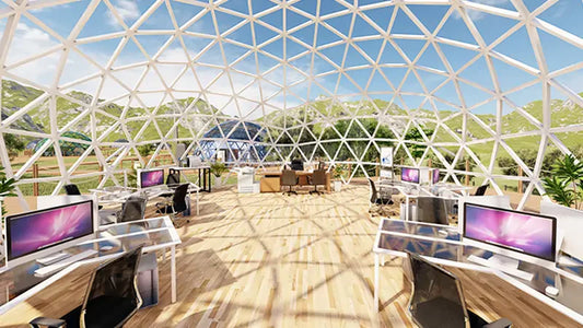 glass dome for office space
