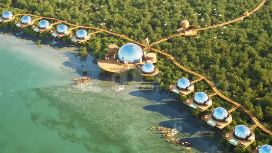 glamping dome site in the UAE