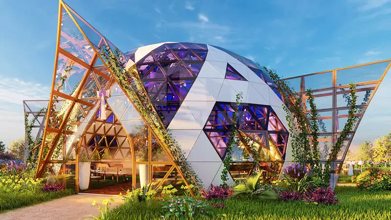 glass dome tent for wedding