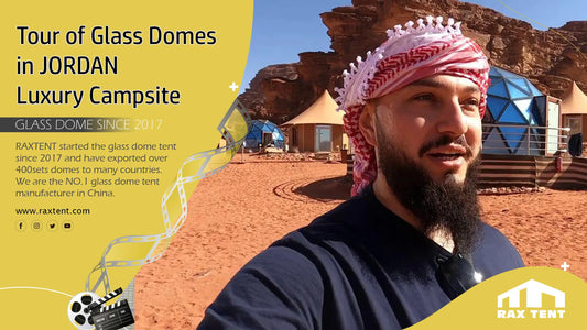 glass dome house in Jordan