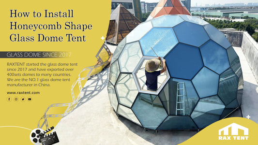 How to install honeycomb glass dome