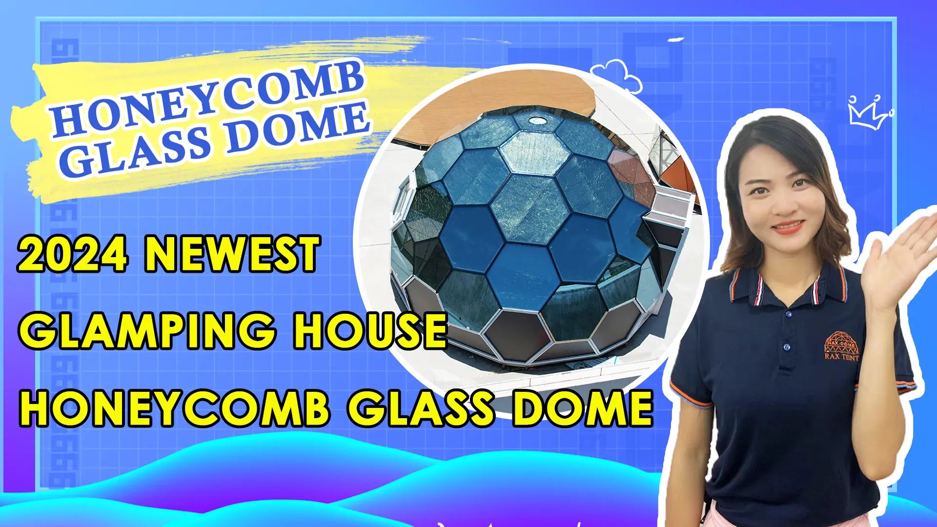 honeycomb glass dome tent