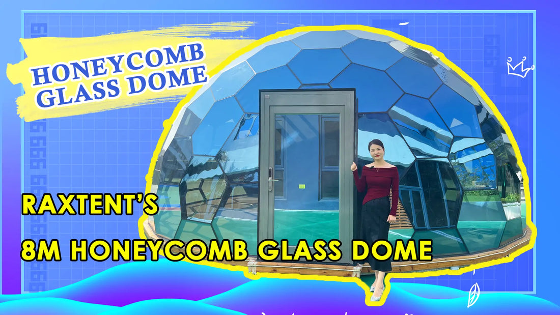 raxtent 8m glass dome tent