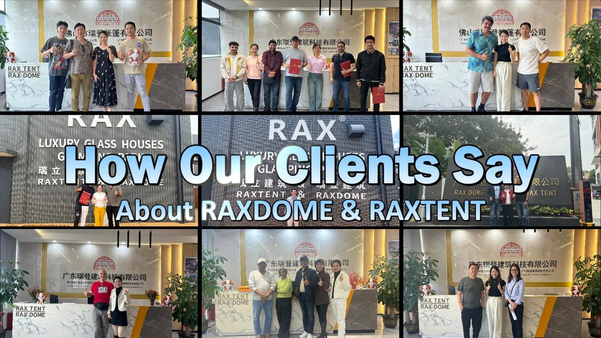 How Our Clients Say About RAXDOME & RAXTENT