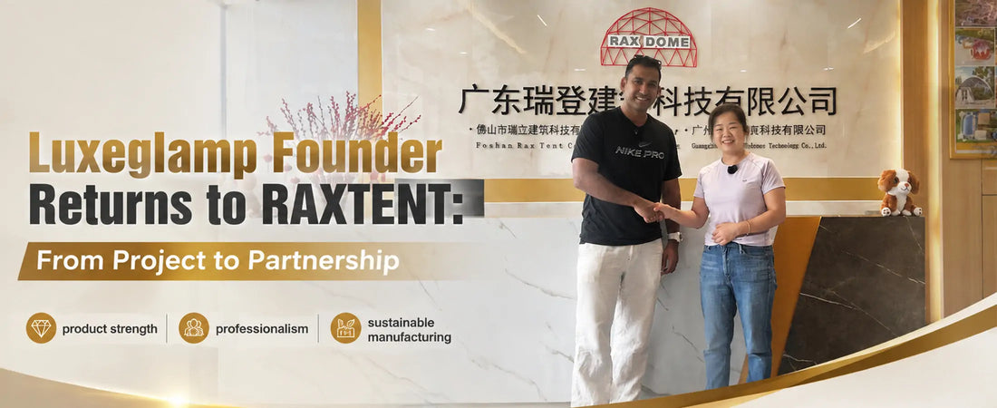 Luxeglamp Founder Returns to RAXTENT: From Project to Partnership