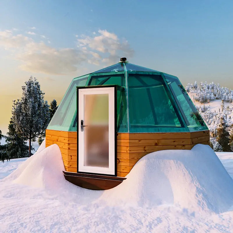 glass igloo