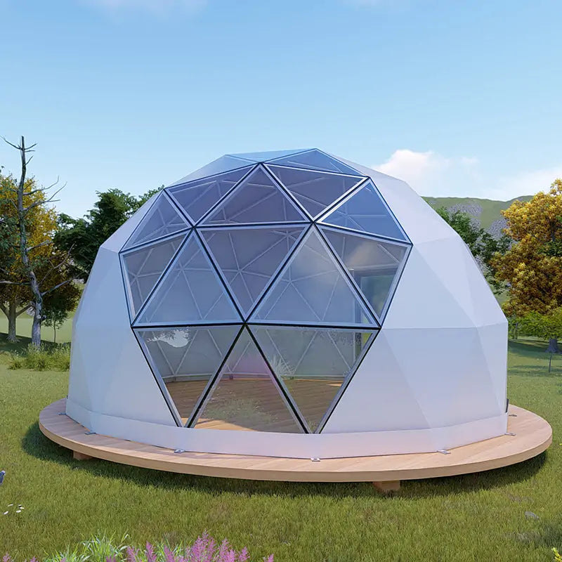 mixed geodesic dome tent