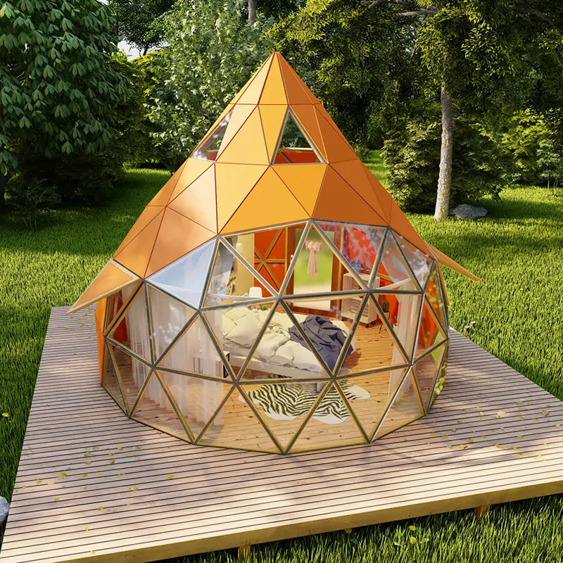 zome glass dome