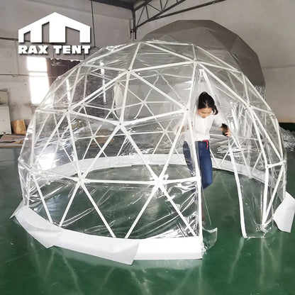 3M 3.6M 4M Igloo Dome Tent for Outdoor Restaurant with Full Clear PVC Fabric