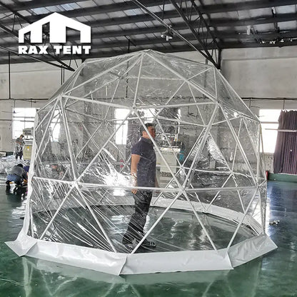 3M 3.6M 4M Igloo Dome Tent for Outdoor Restaurant with Full Clear PVC Fabric
