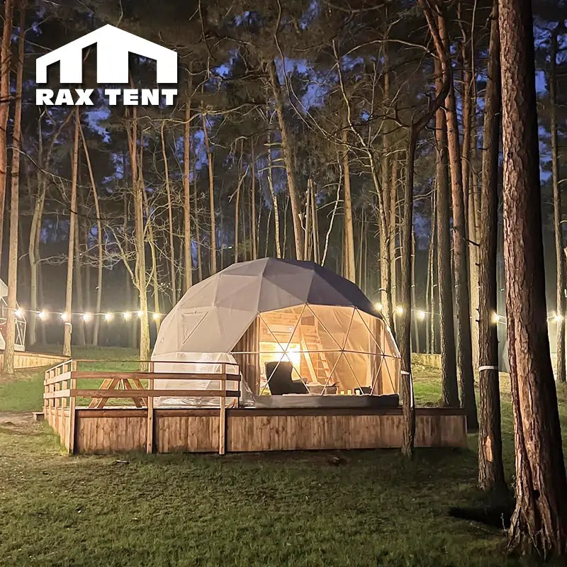 6M Dome Tent House for Luxury Glamping Airbnb Hotel for Four Seasons – RAX TENT