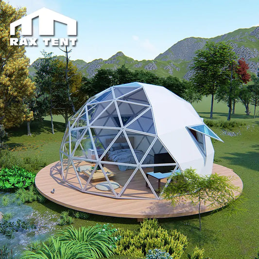 6m glass dome tent